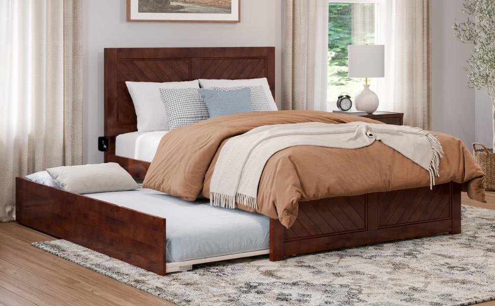 Choosing the right queen size bed with trundle for your home layout